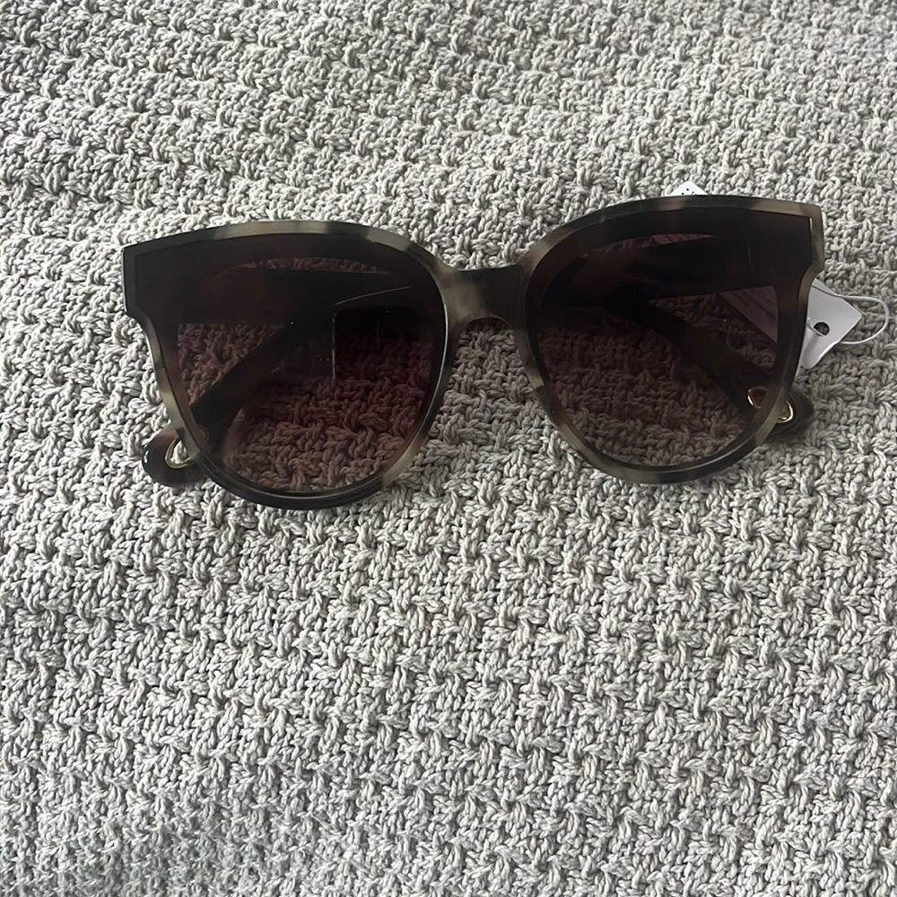 Lele Sadoughi Cheetah Print Sunglasses